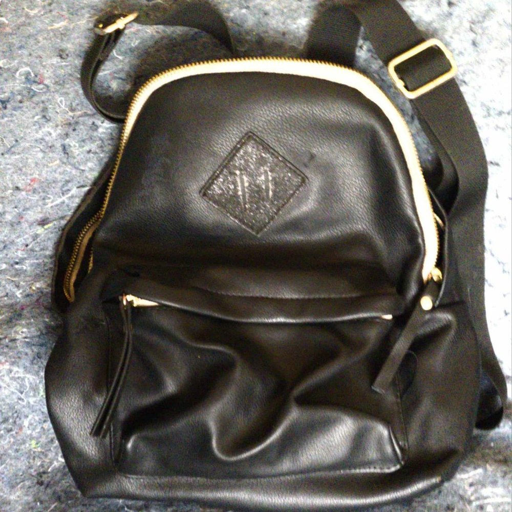 Black Madden Girl Mini Backpack Purse
